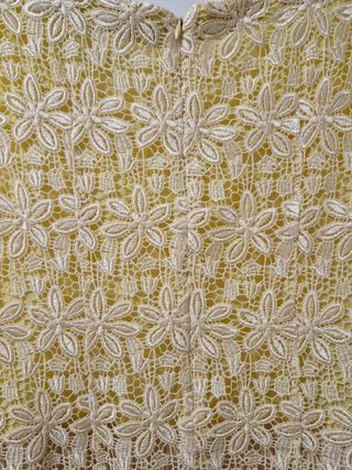 Vestido Sra. amarillo/ocre T.50