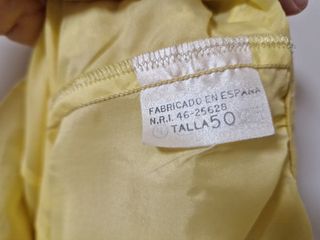 Vestido Sra. amarillo/ocre T.50