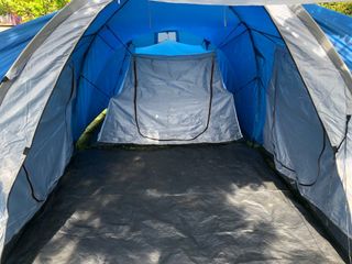 Tienda de campaña tres habitaciones