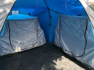 Tienda de campaña tres habitaciones