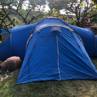 Tienda de campaña tres habitaciones