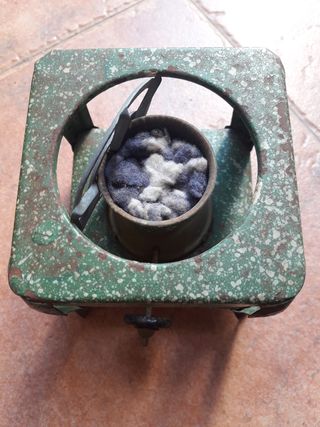 HORNILLA MINIATURA ANTIGUA DE JUGUETE A