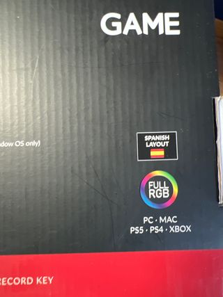 Teclado mecánico gaming RGB