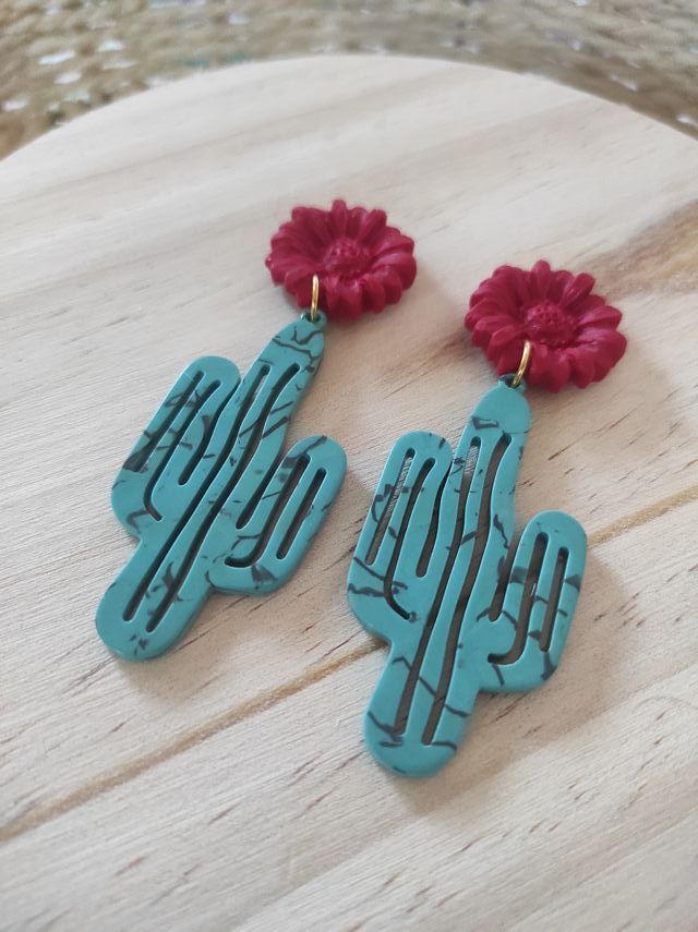 Pendientes de arcilla polimérica originales