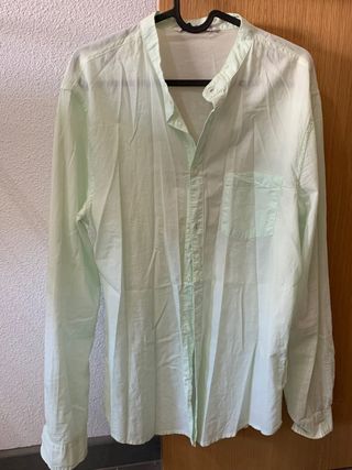 Camisa verde Clarita de verano