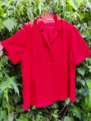 Camisa mujer color rojo