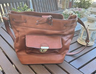 Bolso bandolera tipo saco piel