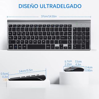 Pack Teclado y ratón inalámbricos A ESTRENAR