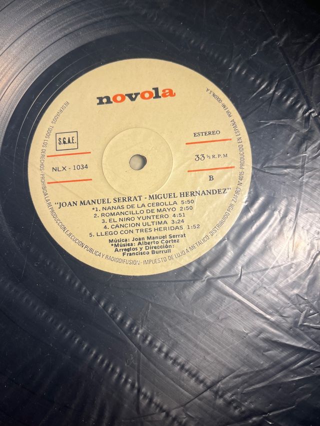 Pack vinilos Joan Manuel Serrat