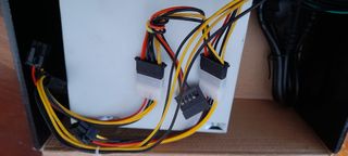 Fonte alimentacao pc de 500 watts com 2 adaptadore