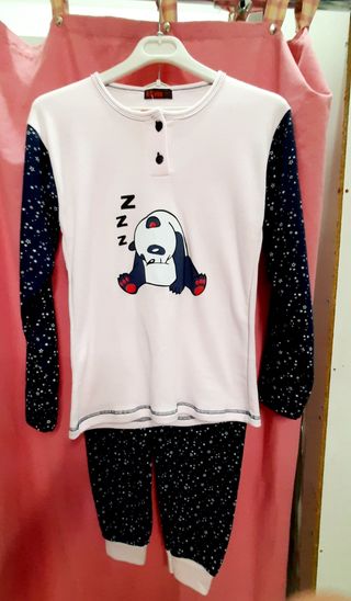 PIJAMA DE NIÑA FELPADO