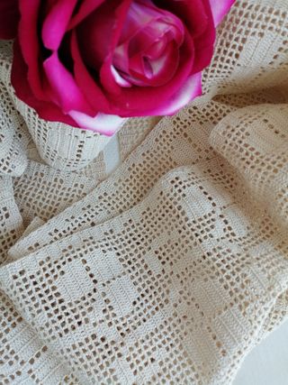 striscia crochet x tenda coperta lenzuola tovaglia