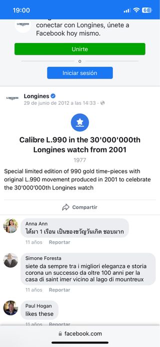 Longines Conquest las Vegas extraplano.