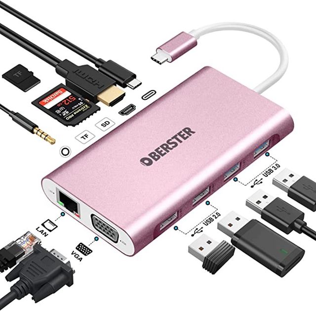 Docking Station USB C 4K HDMI 11en1 SIN ESTRENAR