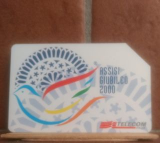 Tessera telefonica  Assisi Giubileo 2000