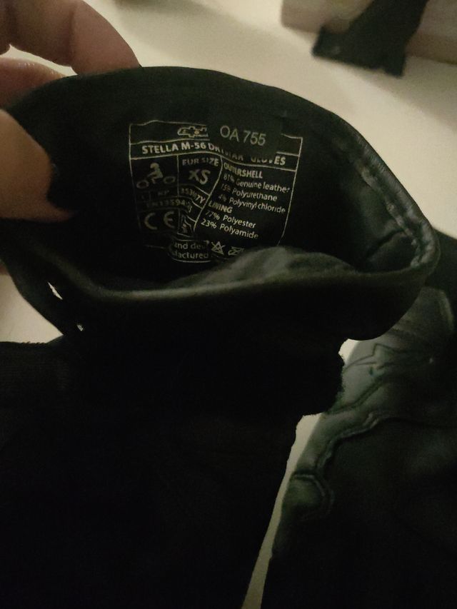 Guantes negros invierno mujer Alpinestar