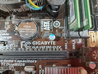 Combo Placa GigaByte GA-H81M-D2V + i3 4130 + 8GB