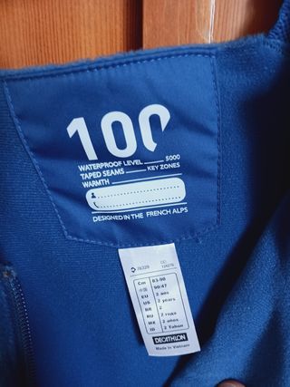 Pantalón ski 2-3 años