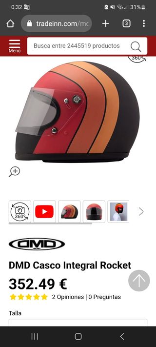 Casco DMD "fuoco"