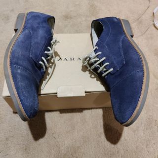 Traje chaqueta ceremonia niño 14 y zapatos 39 azul