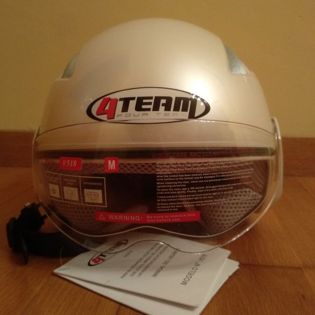 Casco 4Team color perla talla M