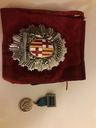 medalla de plata guardia urbana