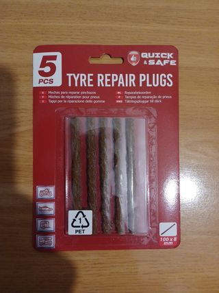 Mechas para reparación de pinchazos