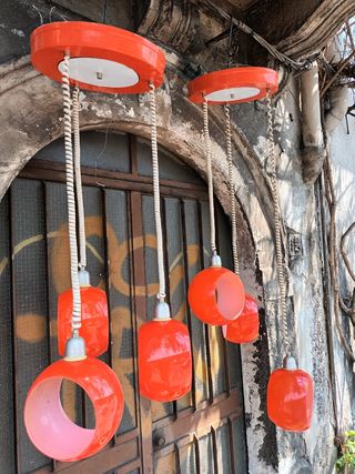 coppia Lampadari  Anni 70