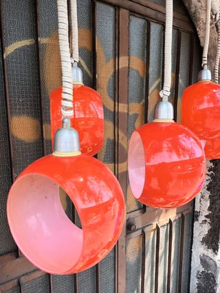 coppia Lampadari  Anni 70