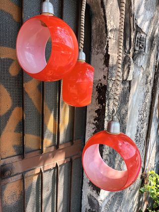 coppia Lampadari  Anni 70