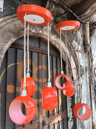 coppia Lampadari  Anni 70