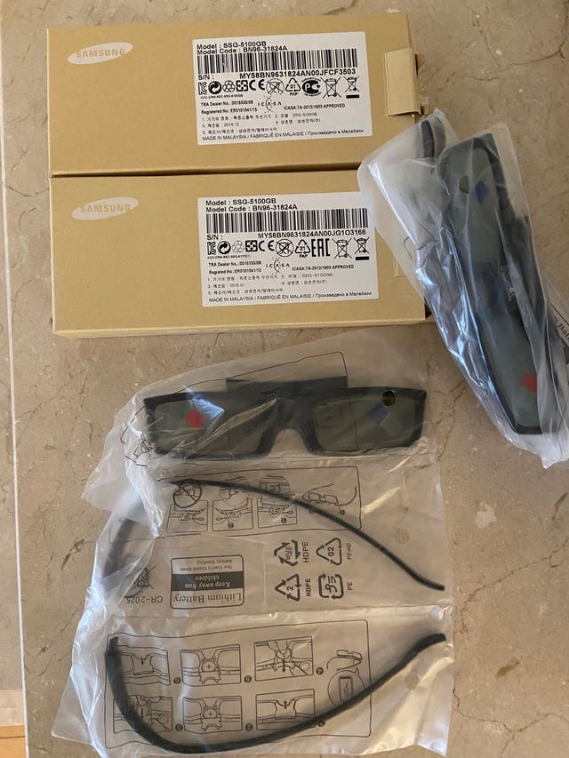 Gafas 3D Samsung sin estrenar ( 2 unidades)