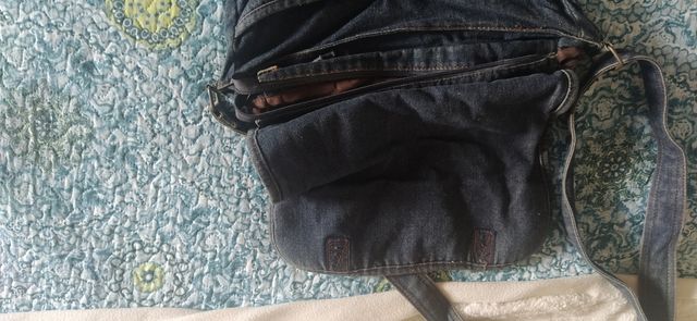 Borsa di jeans a tracolla 