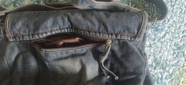 Borsa di jeans a tracolla 