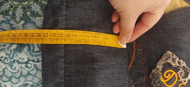 Borsa di jeans a tracolla 