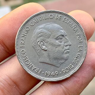 Moneda 5 Pesetas 1949 *(19-49) FRANCO