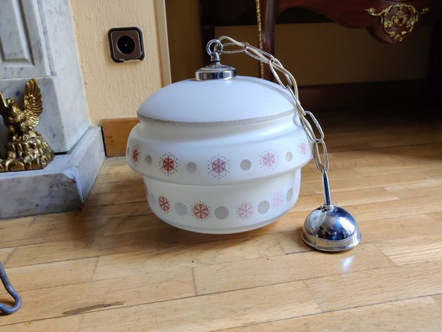 Lampada a globo in cristallo