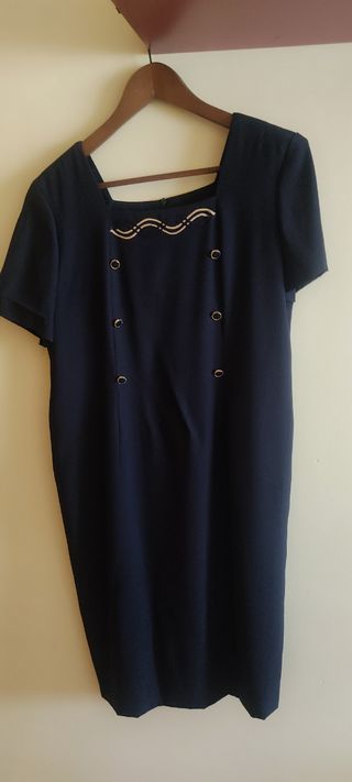 traje vestido y chaqueta nuevo mujer