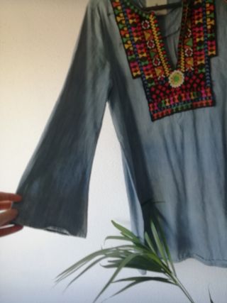 Vestido estilo Navajo de denim m