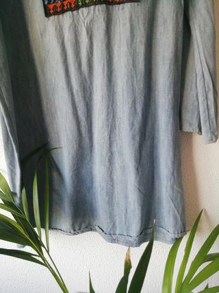 Vestido estilo Navajo de denim m