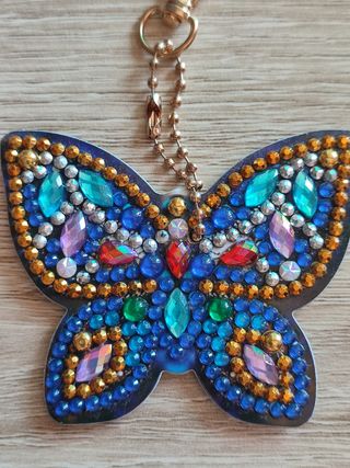 Llavero de brillantes