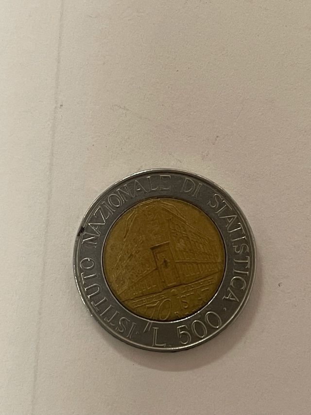 MONEDA 500 LIRAS ITALIANAS 1992