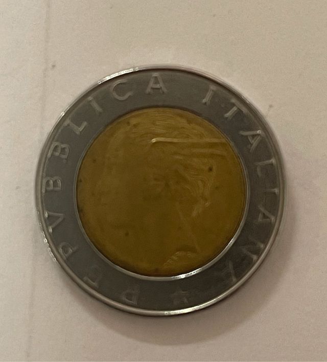 MONEDA 500 LIRAS ITALIANAS 1992