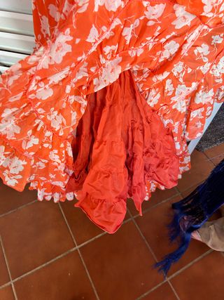Traje de flamenca de gasa