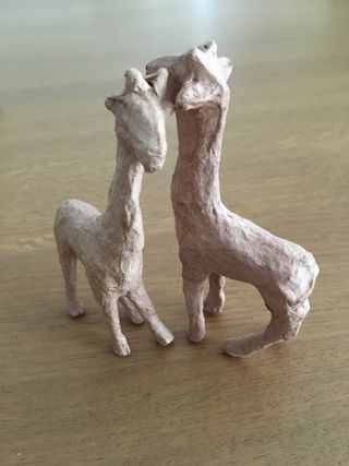 5 animales carton decopatch