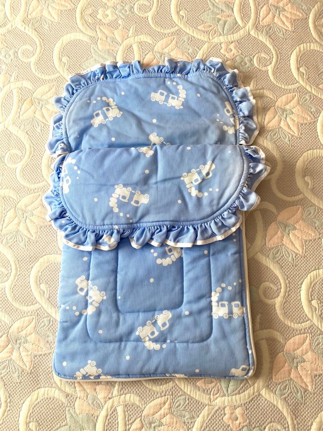 Saco + funda mini cuna. Precioso