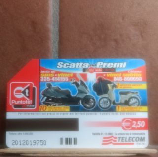 Tessera telefonica Vinci l’emozione con...