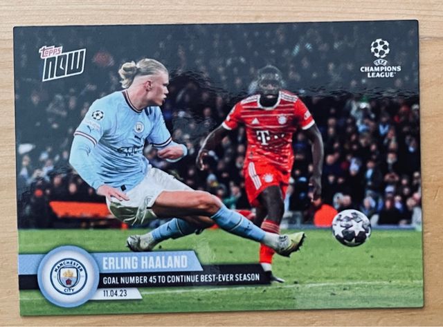Erling Haaland - Topps Now - goal number 45
