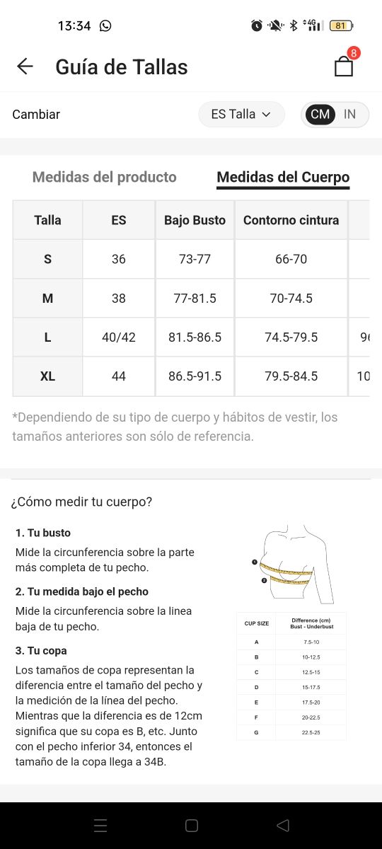 Bikini Brilli parte arriba