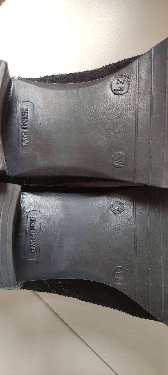 Zapatos mocasines mujer talla 41 negros piel